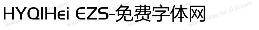 HYQIHei EZS字体转换
